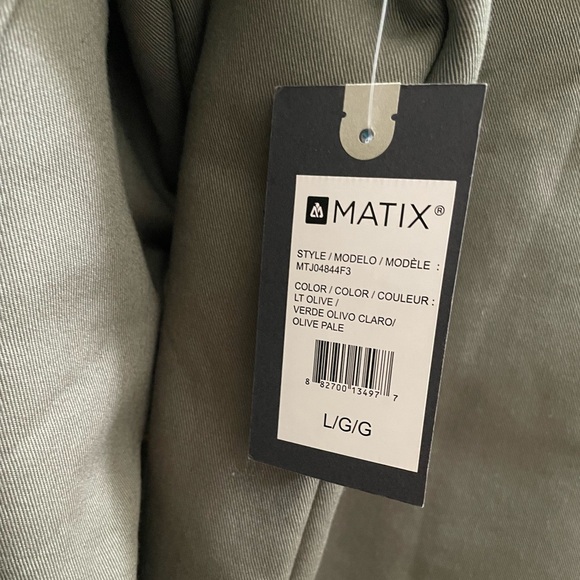 Brand: Matix, Size: Large, Color: Olive Green - Picture 2 of 3